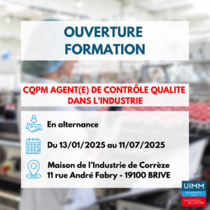 CQPM Agent de contrôle qualité dans l'industrie